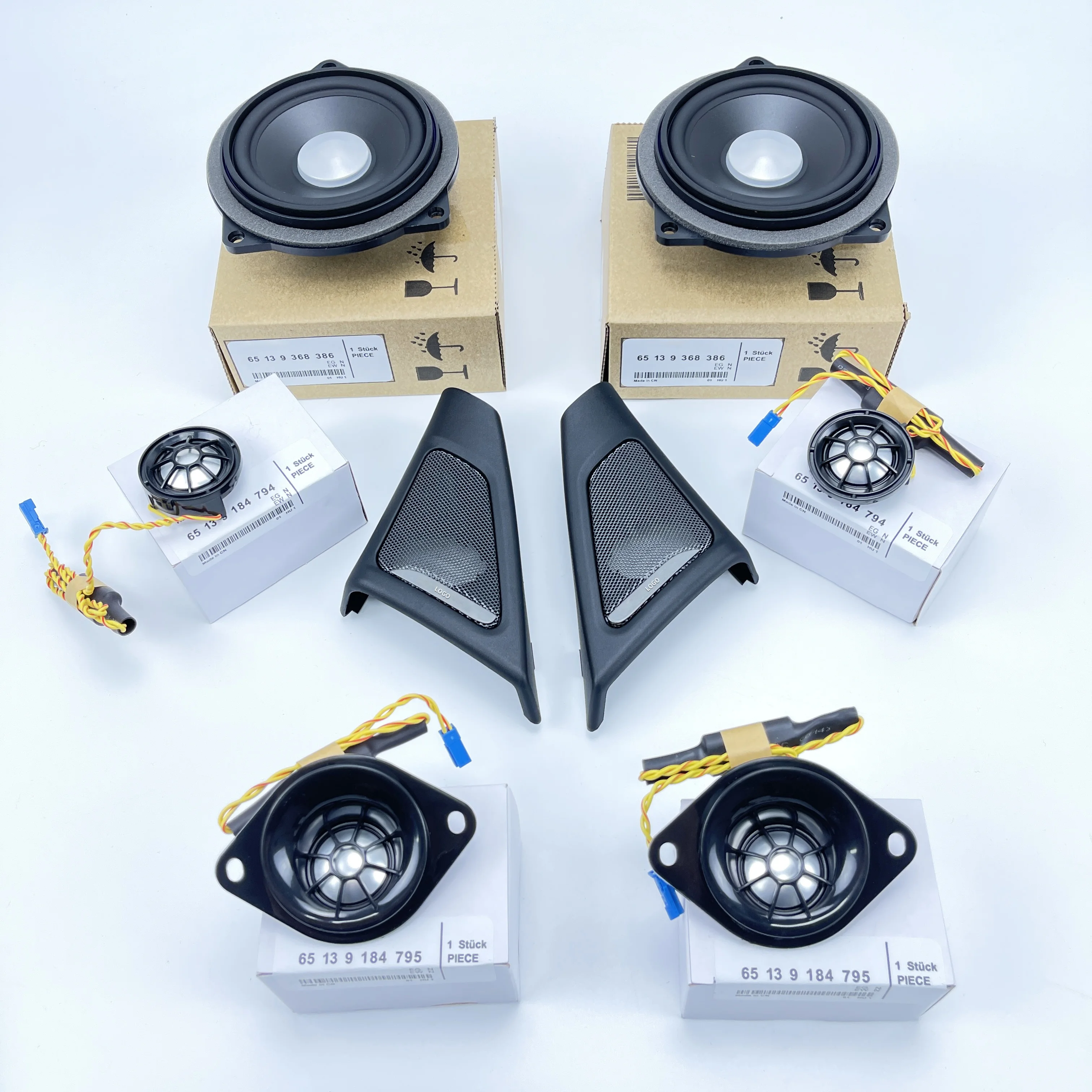 

High Quality Horn For BMW F10 F11 5 Series Loudspeaker Audio Cover Power Amplifier Bass Tweeter Midrange Subwoofer Speakers Kit