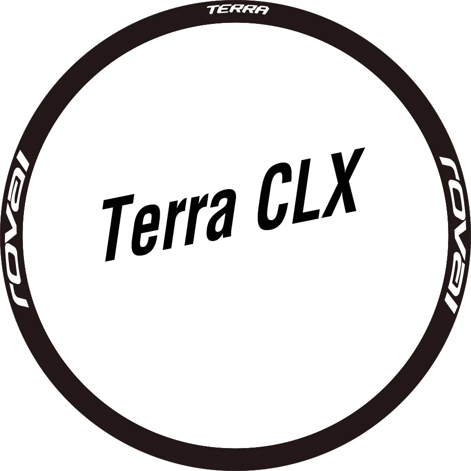 

Two Wheel Sticker for ROVAL terra CLX Road Bike Bicycle Cycling Decals, for disc brake only