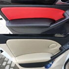 Для VW Golf 6 2010 2011 2012 2013 4 шт. панель подлокотника автомобильной двери из микрофибры кожаный защитный чехол отделка