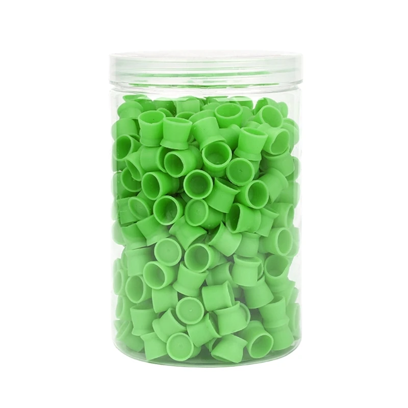 

Disposable Tattoo Ink Cup Soft Silicone Eyebrow Lip Eyes Tattoo Pigment Holder