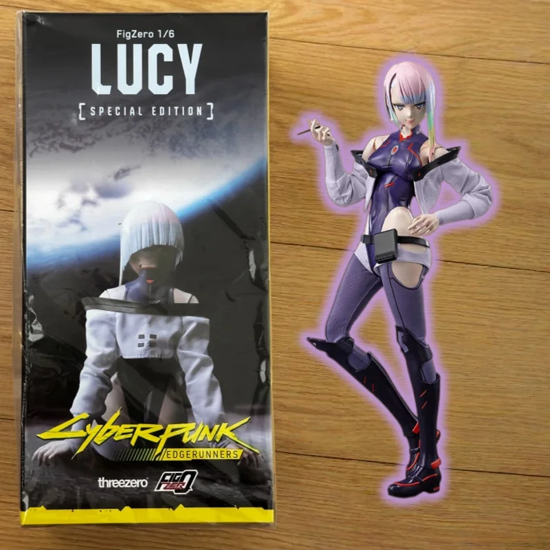 Фото В наличии: Коллекционная фигурка Threezero 3Z06000W0 Lucy из Cyberpunk: Edgerunners, масштаб 1/6, с подвижными суставами, для фанатов аниме, идеально для коллекции и в подарок. №5