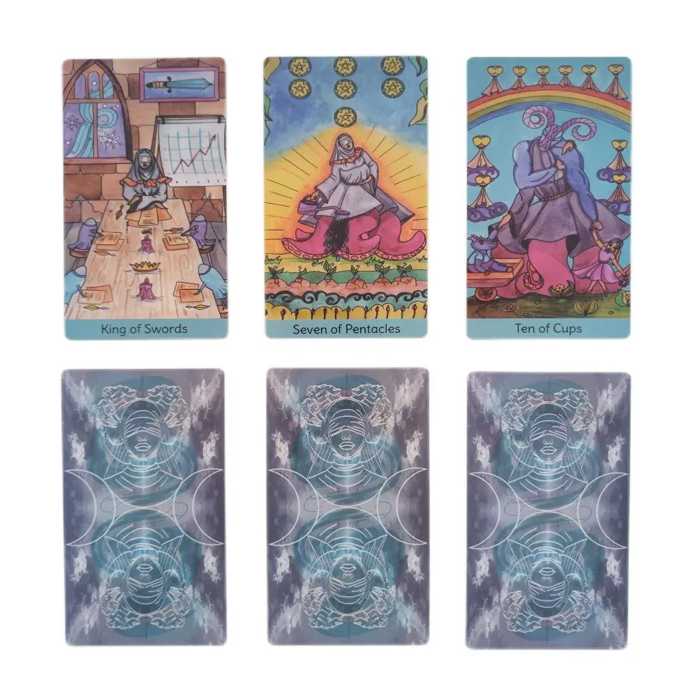 2022 Hot Sale 12x7cm Sea Witch Tarot 78 Cards/Set With English Guidebook For Family Friends Gift Entertainment Board Games enlarge