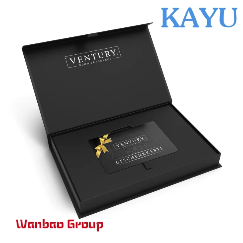 Custom Luxury Magnetic Giftcard Business Playing Card Packaging Paper Box Vip Trading Credit Card Gift Box For Card