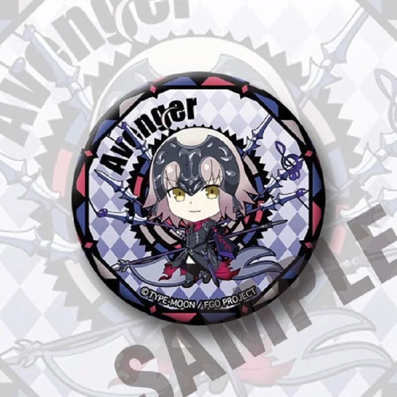 Fate/Grand Order популярные аниме-фигурки ShieIder Saber Assassin металлический значок булавки