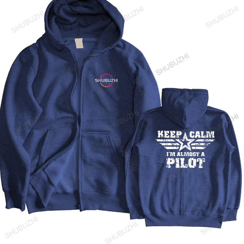 Осенняя модная куртка Keep Calm I Am Almost A Pilot забавный подарок для пилота мужская с