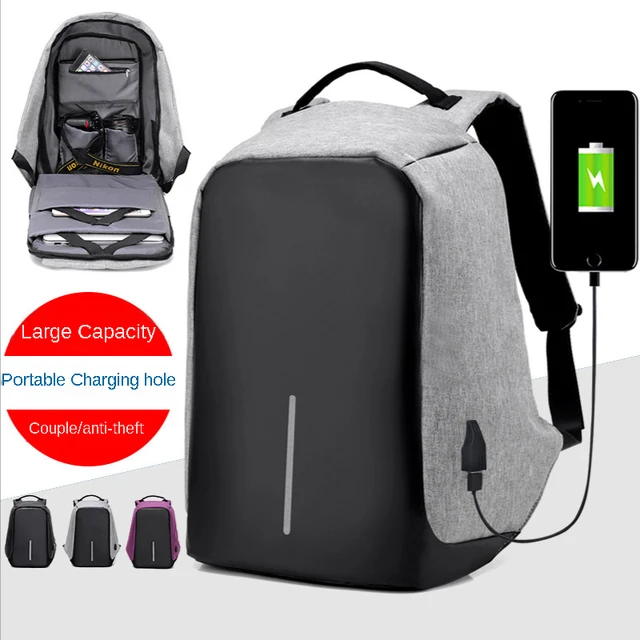 Xiaomi Backpack New Fashion Backpack Laptop 6-inch Computer Backpack Leisure USB Charging Travel Bag 2