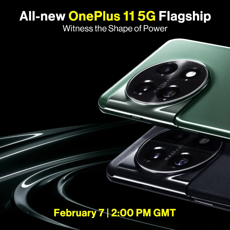 World Premiere OnePlus 11 5G Global Version Smartphone Launch Event 2023 February 7 with Hasselblad Alert Slider Mobile Phone