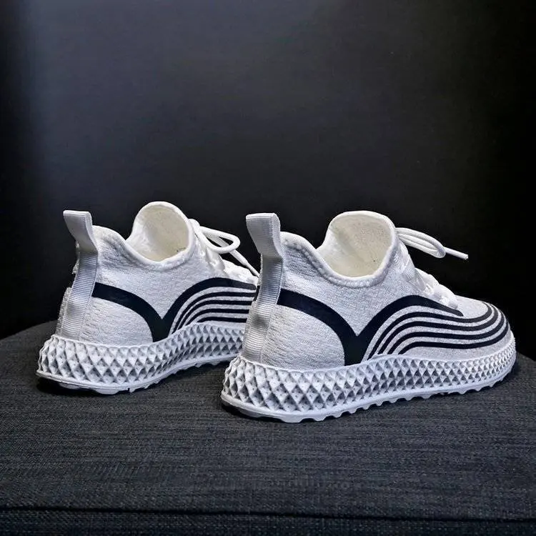 Woman Breathable Sneakers Sport Shoes Lightweight Walking Shoes Vulcanize Sneakers Comfortable Lace Up Shoes Female Shoes