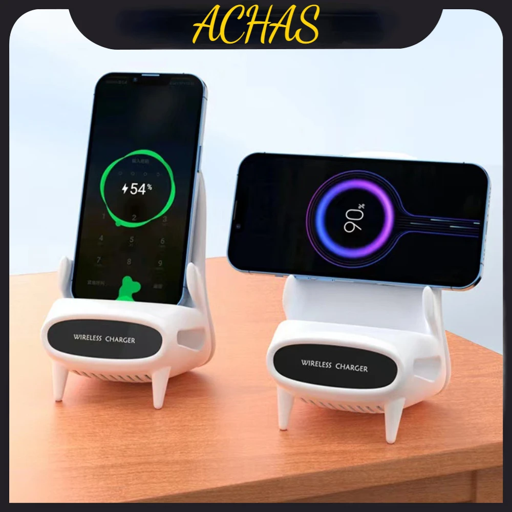 

Новинка, мини-стул, беспроводное зарядное устройство, стенд для телефона, держатель для телефона, креативный горизонтальный кронштейн для б...