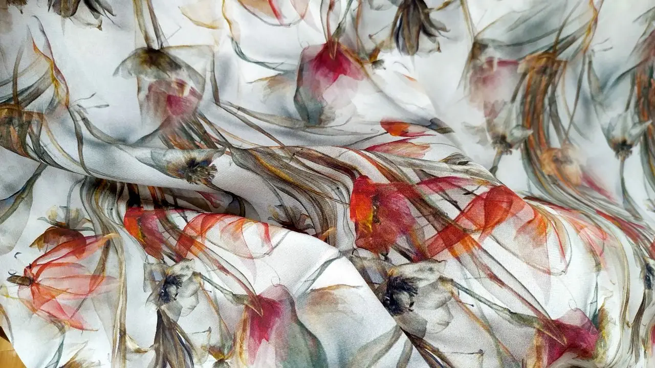 

High-Grade Real Pure 100% Mulberry Silk Fabrics Crepe Satin Plain Fabric for Dress Cheongsam Cloth Print Design DIY Sewing Free