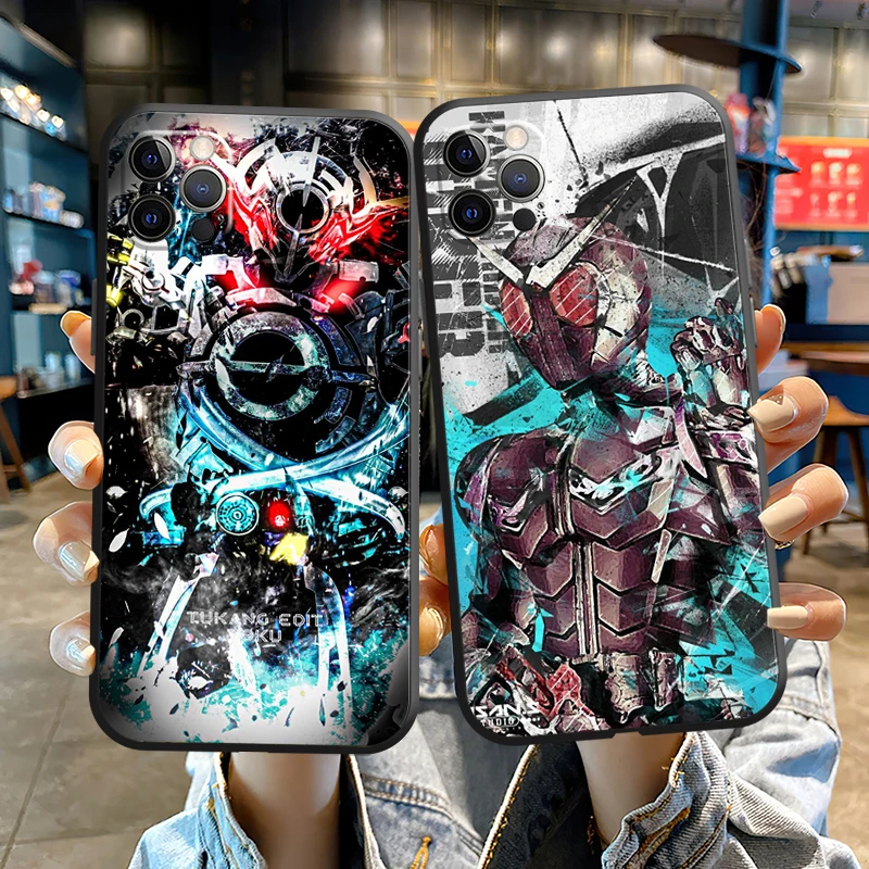 Bandai Kamen Rider Phone Case For iPhone 11 12 13 Pro MAX 6 6S 7 8 Plus XS 13 12 Mini X XR SE 2020 5 Japan Anime Funda Cover