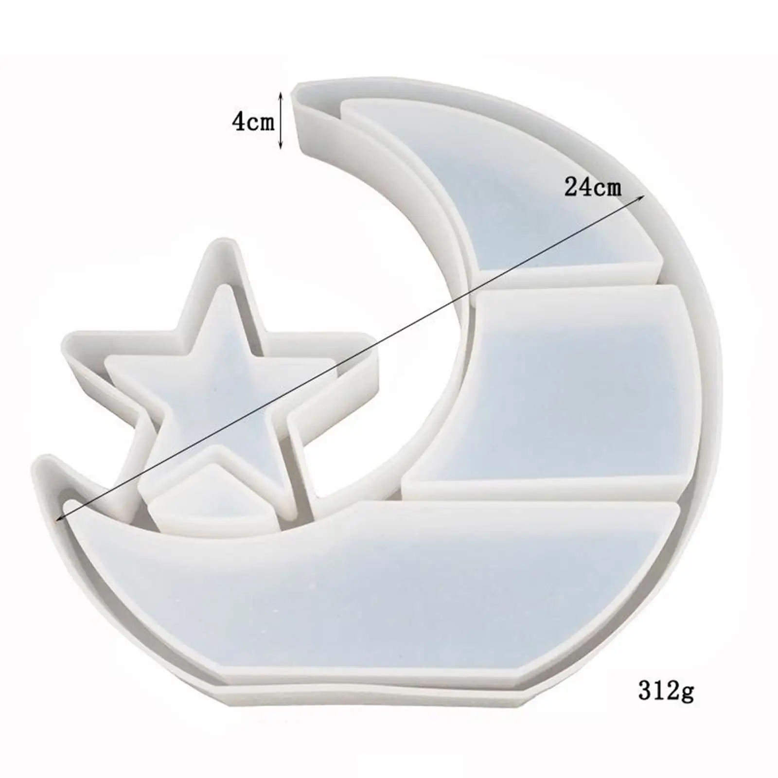 

Детский держатель для ювелирных изделий ручной работы в форме Луны и звезды