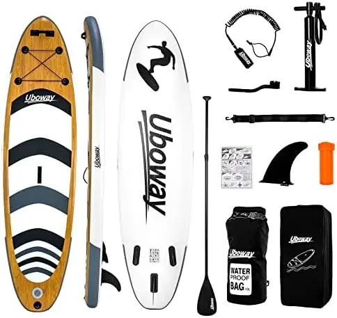 

Stand Up Paddle Board 10' /11' Paddleboard Inflatable Ultra-Light with Premium Sup & Backpack Accessories for All Sk