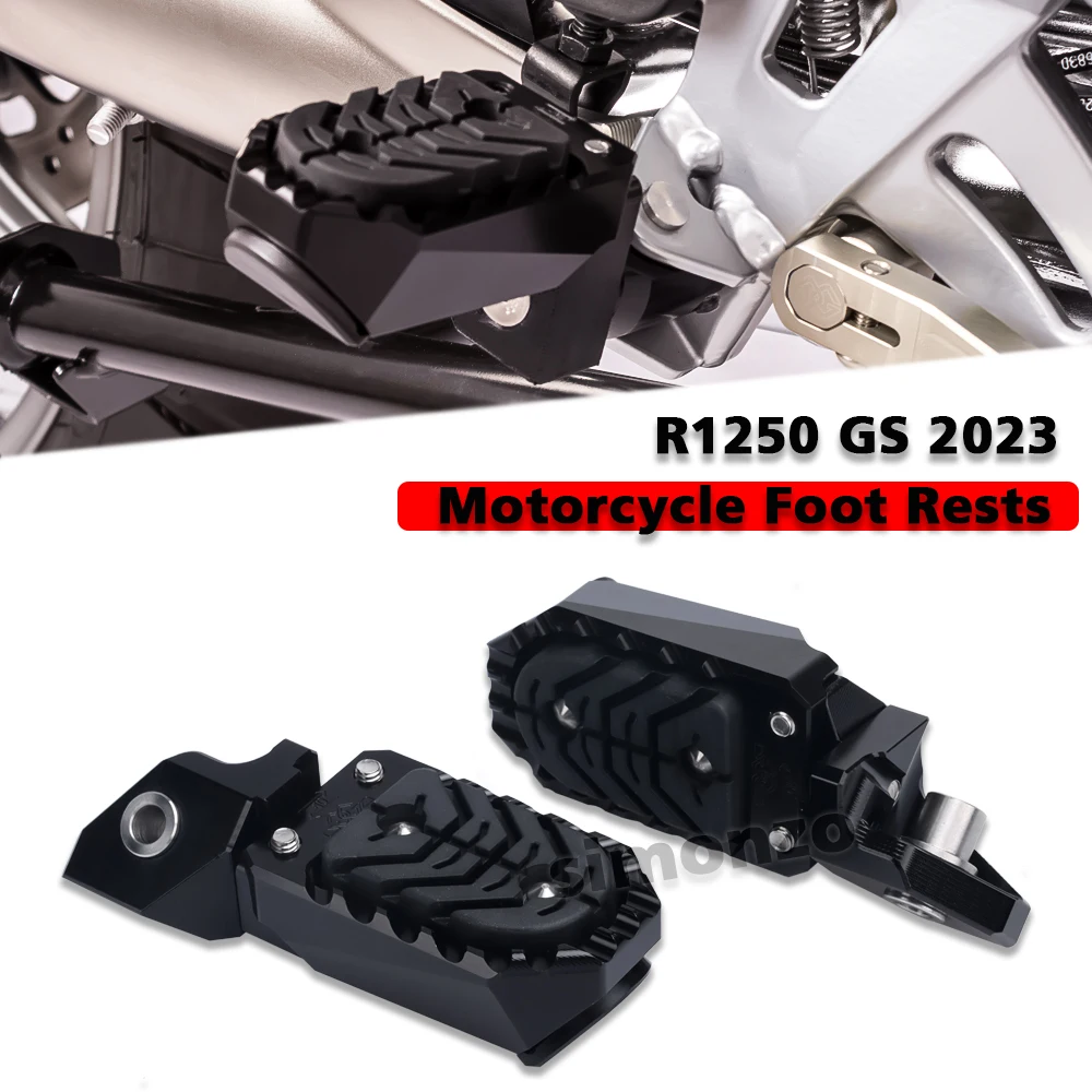 

Footpeg R1250 GS Foot Pegs Motorcycle Aluminum Foot Rests For BMW R 1250 GS R1200 GS Footrest R 1200 GS Adventure 2020-2023