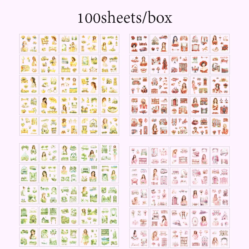 

Mr Paper наклейки Цветущие сезоны 100 шт