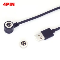 1set 4p 13 5mm 512v 2a hight current pogo pin magnetic connector spring loaded male female usb dc magnetic data charging cable