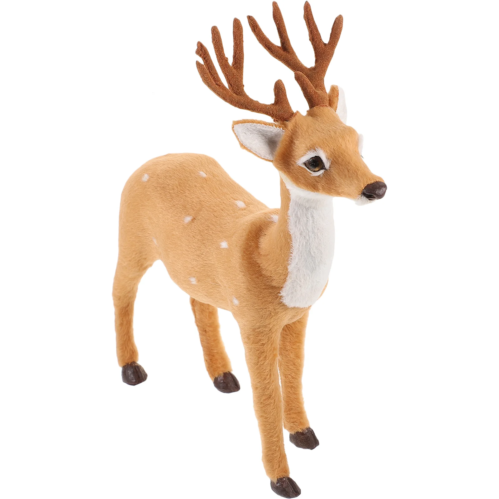 

Decor Office Window Display Deer Christmas Decorations Table Statue Bedroom Party Figurines Craft Ornament Plastic
