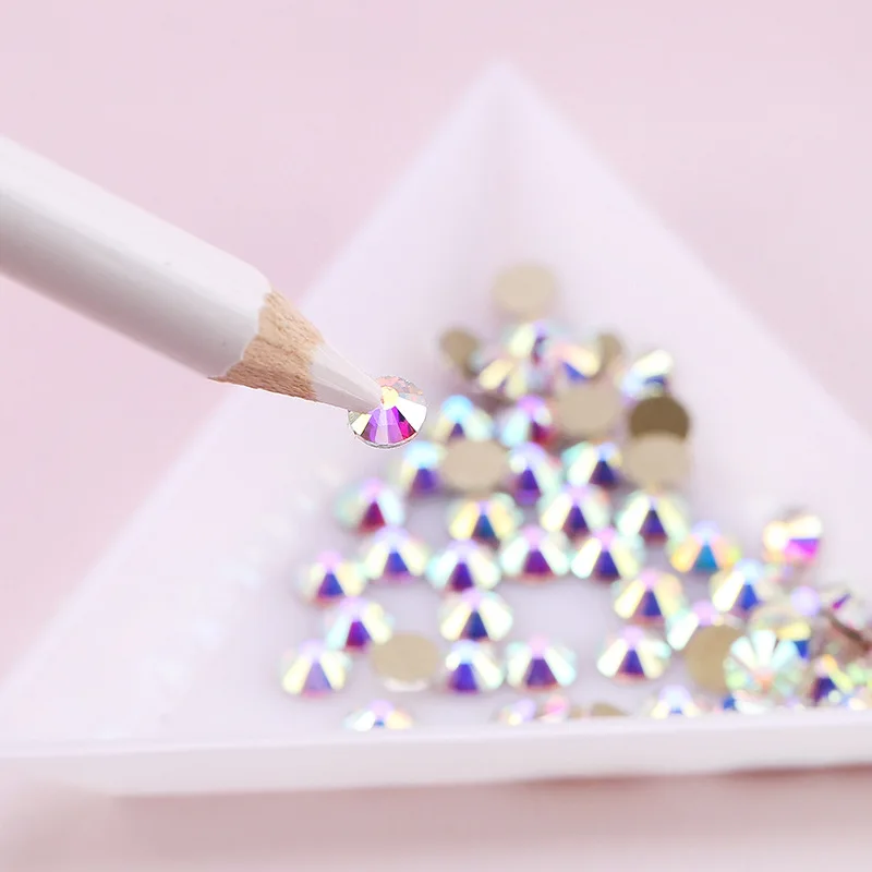 

5Pcs/Lot Professional Wax Dotting Pen Nail Drill Pen Nail Art Rhinestones Gems Picking Crystal Tool Pen Pick Up Pen for Manicure