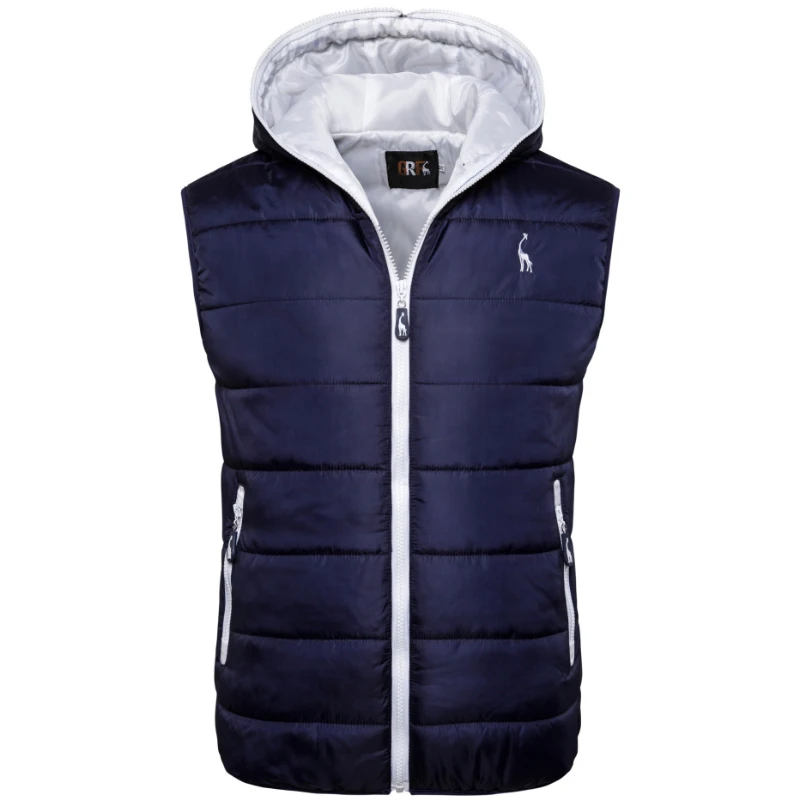 

Cross Border Express 2022 New Cotton Clothes Color Matching Large Size Vest Coat Men's and Women's Embroidered Cotton Clothes