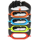 Ремешок для Xiaomi Mi band 6, сменный силиконовый спортивный браслет для смарт-часов Xiaomi Mi band 4 5, браслет для Mi band 3 4 5