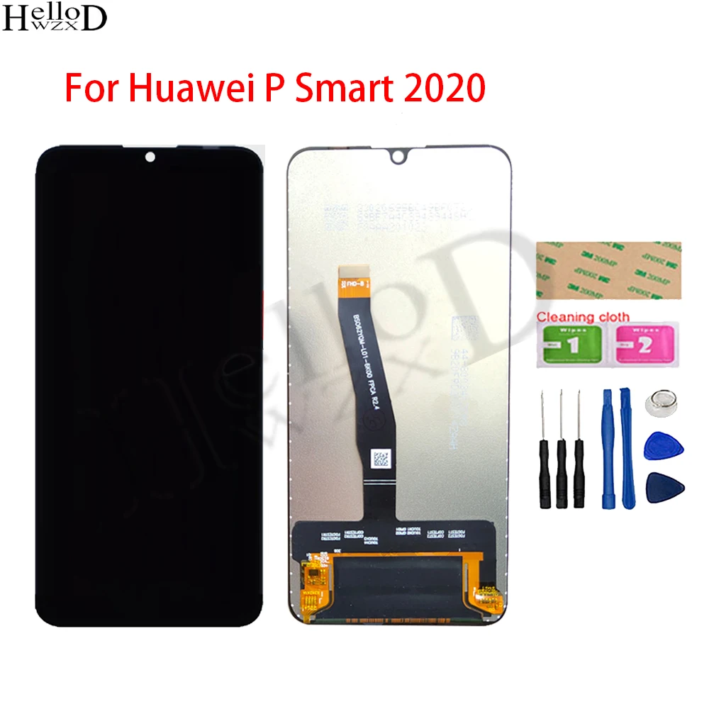 

Новый протестированный ЖК-дисплей 6,21 дюйма для Huawei P Smart 2020, ЖК-дисплей с сенсорным экраном и дигитайзером в сборе, запасные части, инструменты