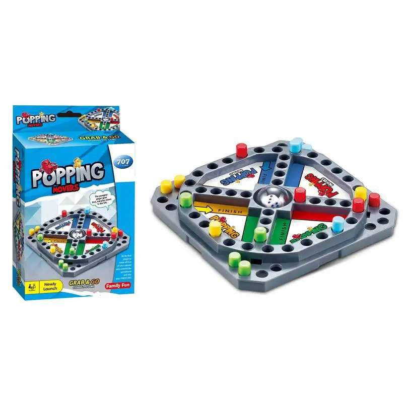 

Winning Moves Games Portable Strategy Game Toy Trouble Board Game Multifunctional Family Travel Games Reusable Interactive