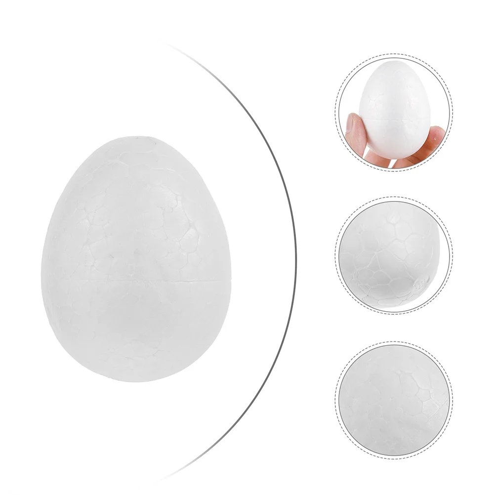 

Easter Styrofoam Eggball Craft Polystyrene White Eggs Diydecoration Shape Decor Fake Party Painting Rounds Block Blank