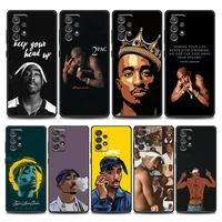 yinuoda rapper 2pac tupac phone case for samsung a01 a02 s a03s a11 a12 a21s a32 5g a41 a72 5g a52s 5g a91 soft silicone
