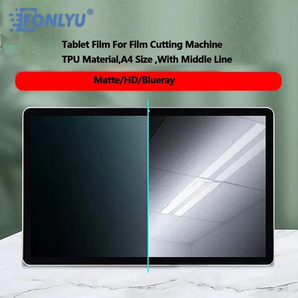 FONLYU 50pcs Hydrogel Film Front Glass Protective Skin Sheet for Max 13