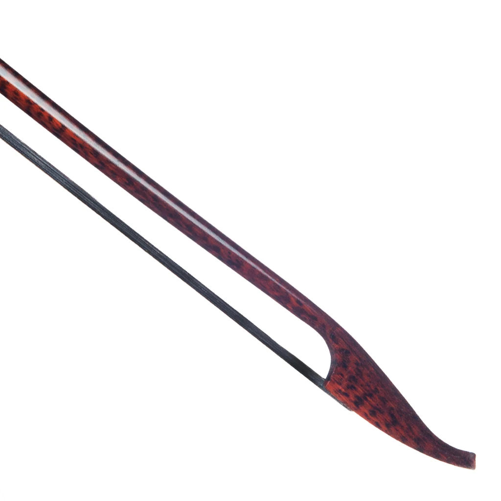 Mugig 16'' Viola Bow Snakewood Round Stick Black Mongolian Horsehair Baroque Style Bow enlarge