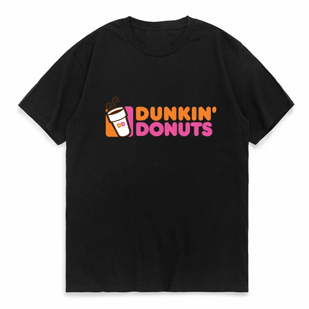 Фото Футболка Dunkin' Deez Nuts - Dunkin Deeznuts, топы в стиле Y2K, эстетичная одежда, графические футболки, мужские и женские футболки с круглым вырезом и принтом №1