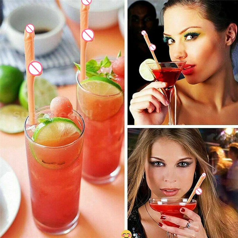 10 шт. вечерние соломинки для пениса девичник невесты пластиковые Willy Dick новинка