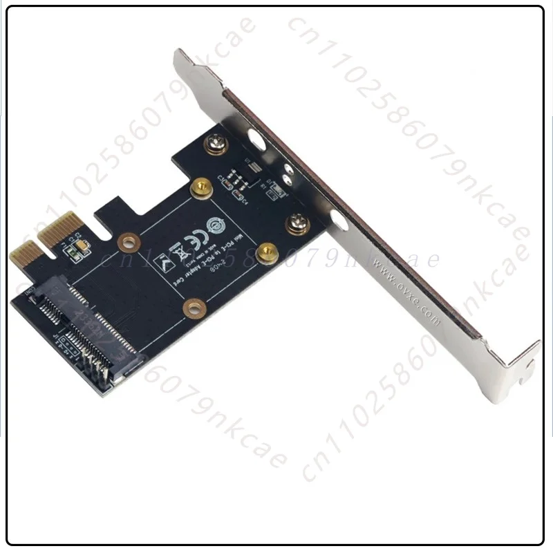 Фото Адаптерная карта PCI-E на Mini PCI-E, плата расширения слота MiniPCI-E для настольных компьютеров, беспроводных WiFi-карт, модулей последовательного порта RS232 COM №3