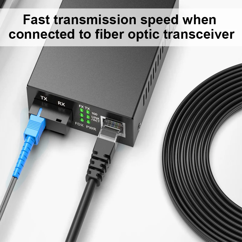 SC Outdoor Fiber Optic Drop Cable Sc-Sc UPC Single Mode Simplex Fiber Optic Patch Cord 10/30/80M 2.0mm Indoor Fiber Jumper FTTH