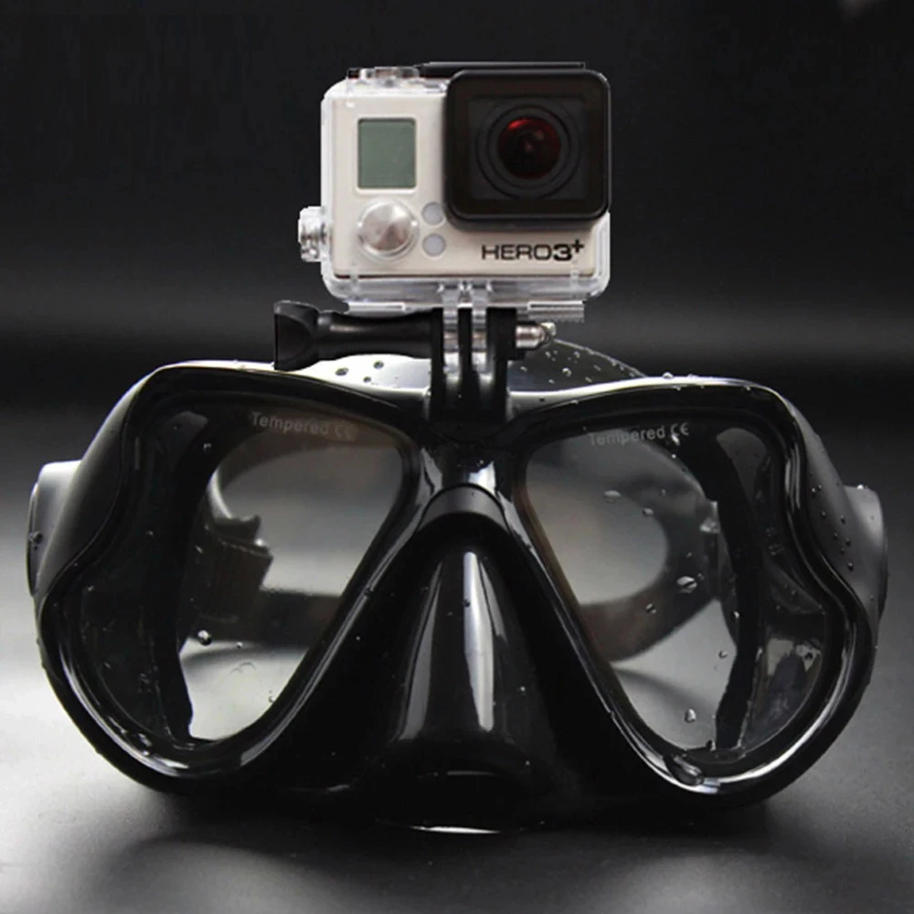 

Professional Underwater Camera Diving Mask Scuba Snorkel Swimming Goggles for GoPro Xiaomi SJCAM OSMO SJ Sports Camera