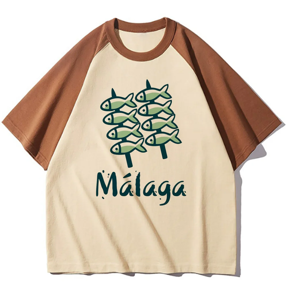 Футболка Malaga женская в стиле Харадзюку забавные футболки одежда манга