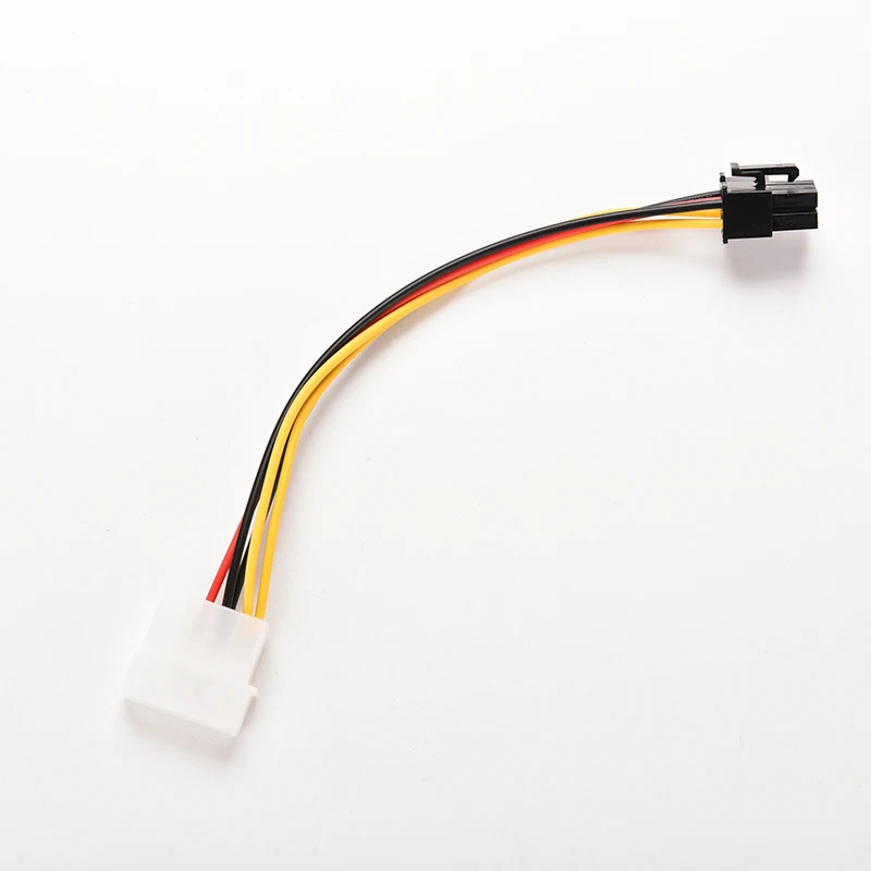 

4 Pin Male to 6 Pin PCI-E Female Power Adapter Cable