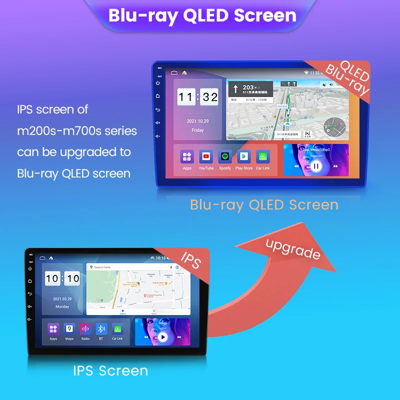 

Блок android strong navi 7862 /9863, 9 дюймов, 10 дюймов, обновленный экран Blu-Ray QLED (продается только с радио одновременно)