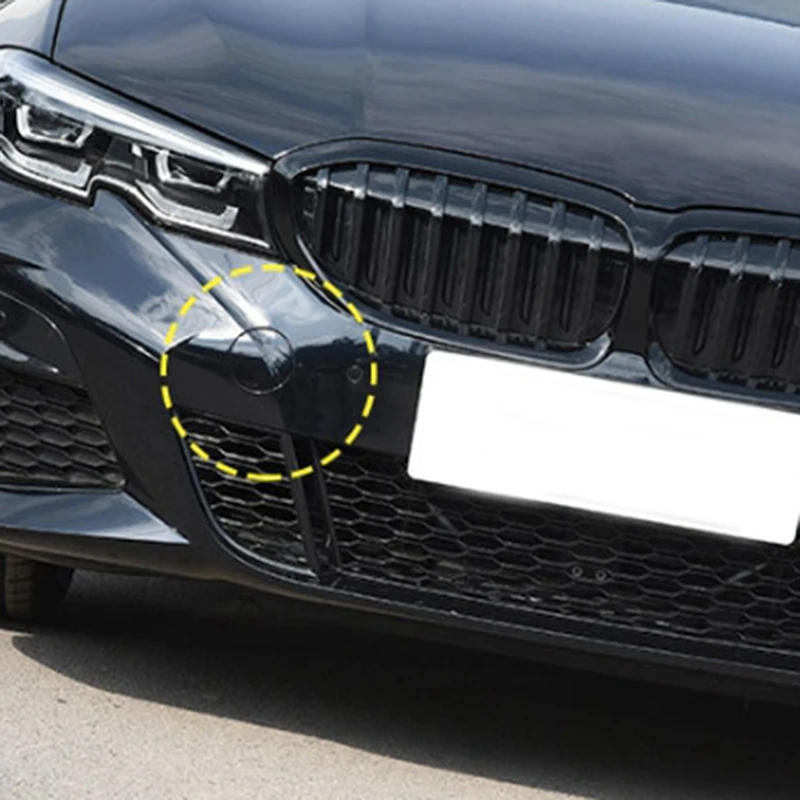 Автомобильный передний бампер с крючком крышка окрашенной крышкой 51119448801 для BMW 3