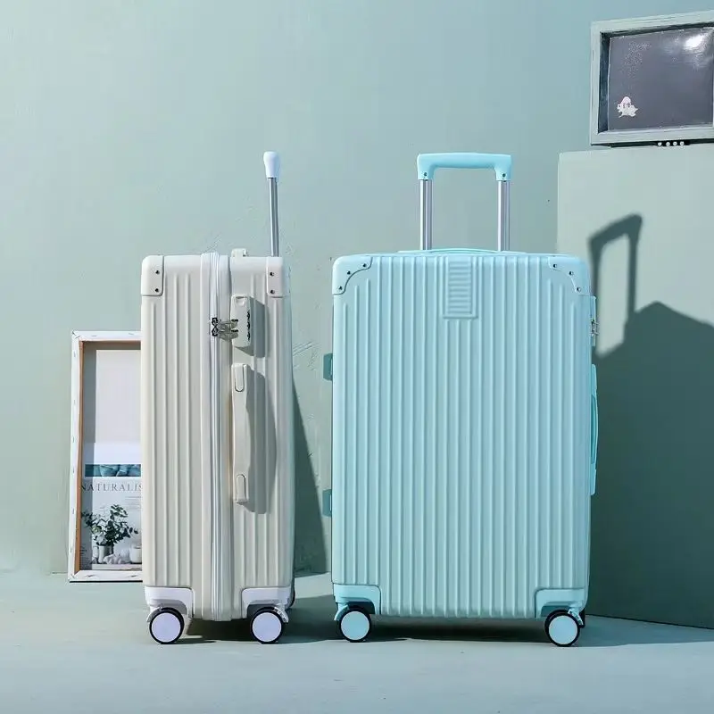 

High Quality Boarding Luggage Trolley Case Vintage New Large Capacity Luggage Code Travel Case S14240-S14244 C1