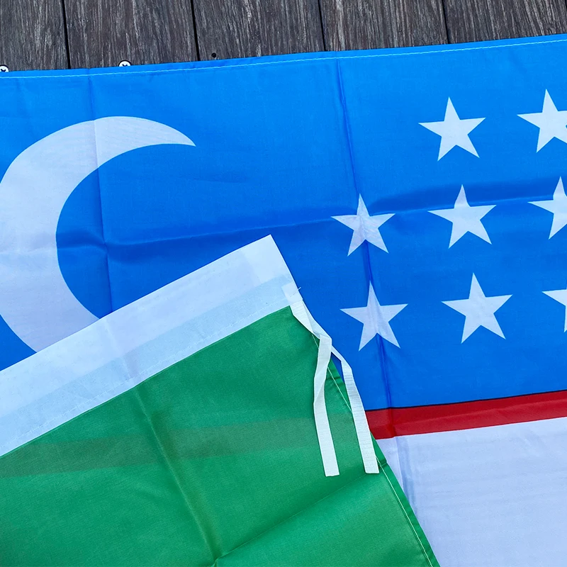 Xvggdg 90x150 см фотографический баннер подвесные государственные флаги Узбекистана -