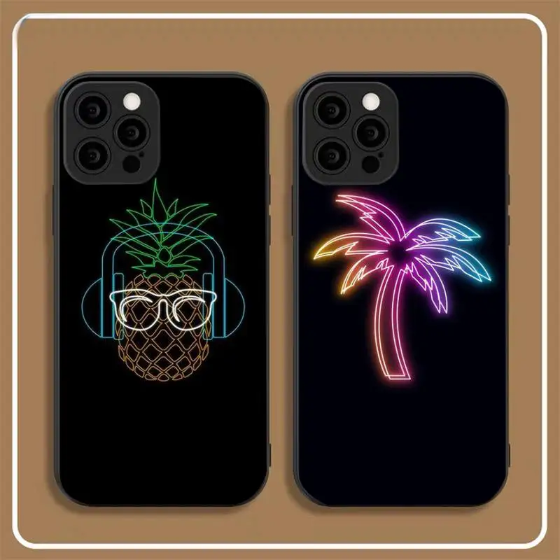 

Neon Lights Art Phone Case For Iphone 7 8 Plus X Xr Xs 11 12 13 Se2020 Mini Mobile Iphones 14 Pro Max Case