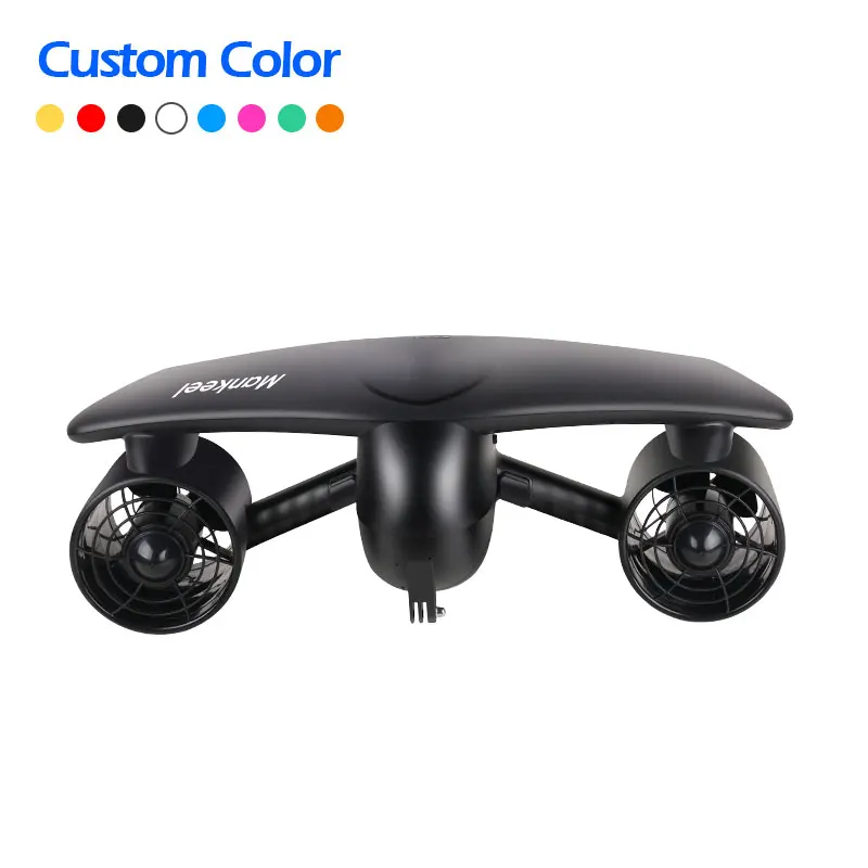 Портативный электроскутер Mankeel W7 300 Вт желтый для подводной съемки