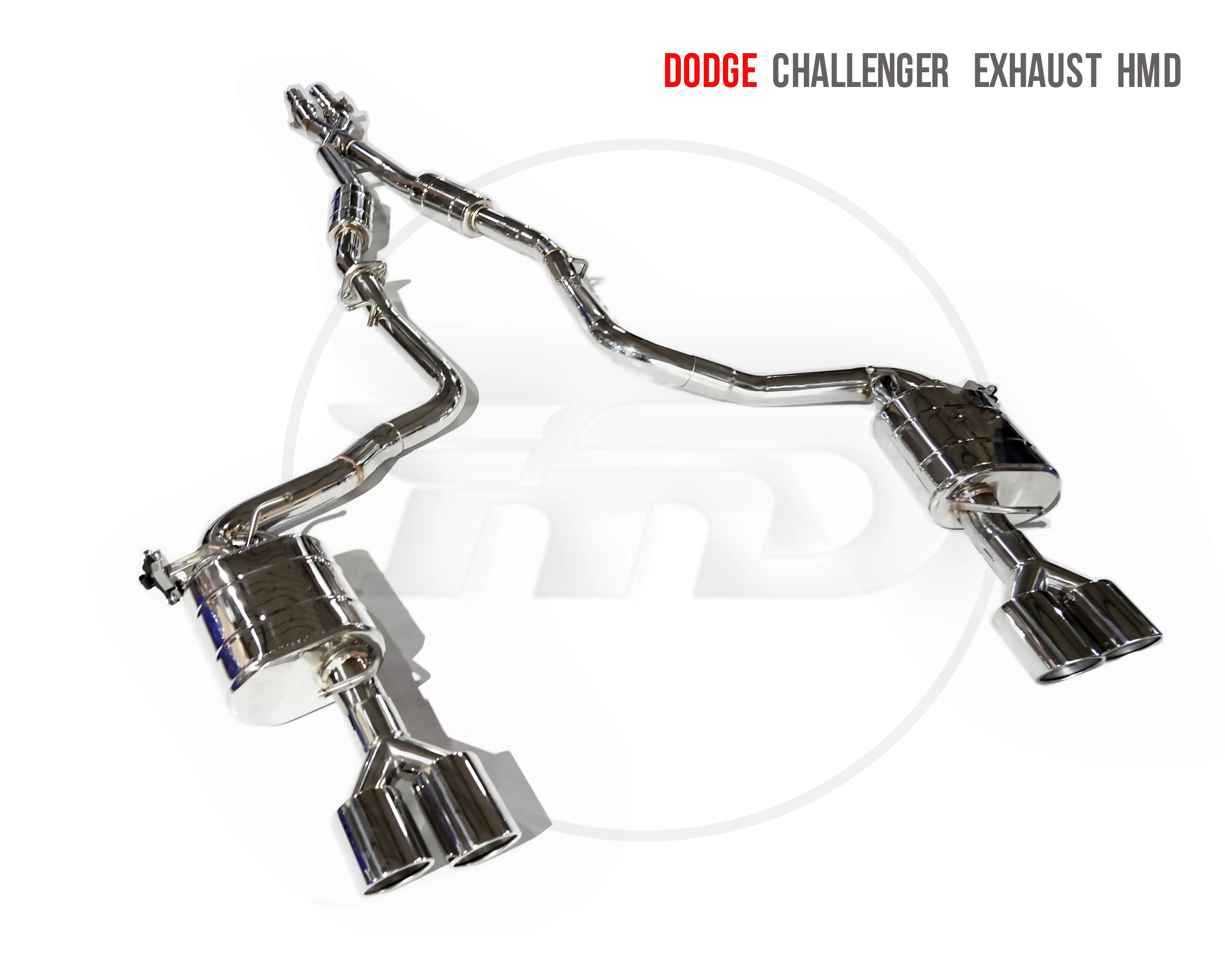 

HMD Stainless Steel Material Exhaust Pipe Manifold Downpipe Is Suitable For Dodge Challenger Auto Modification Electronic Valve