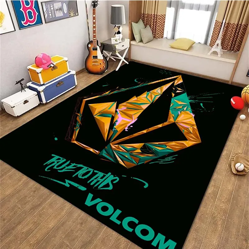 Коврики Volcoms Boardsports для гостиной спальни украшение детской комнаты нескользящий