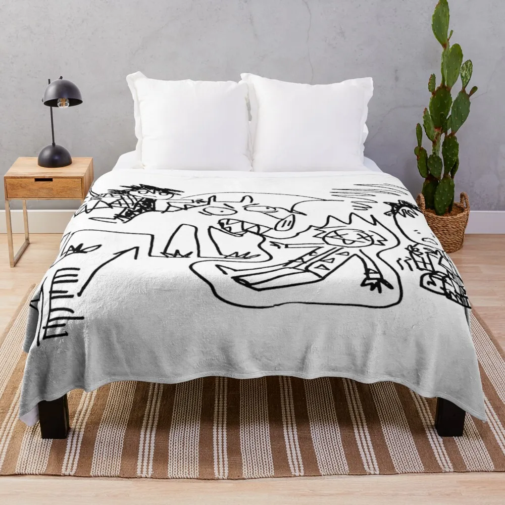 

Inosuke's Masterpiece Throw Blanket Anti-pilling flannel