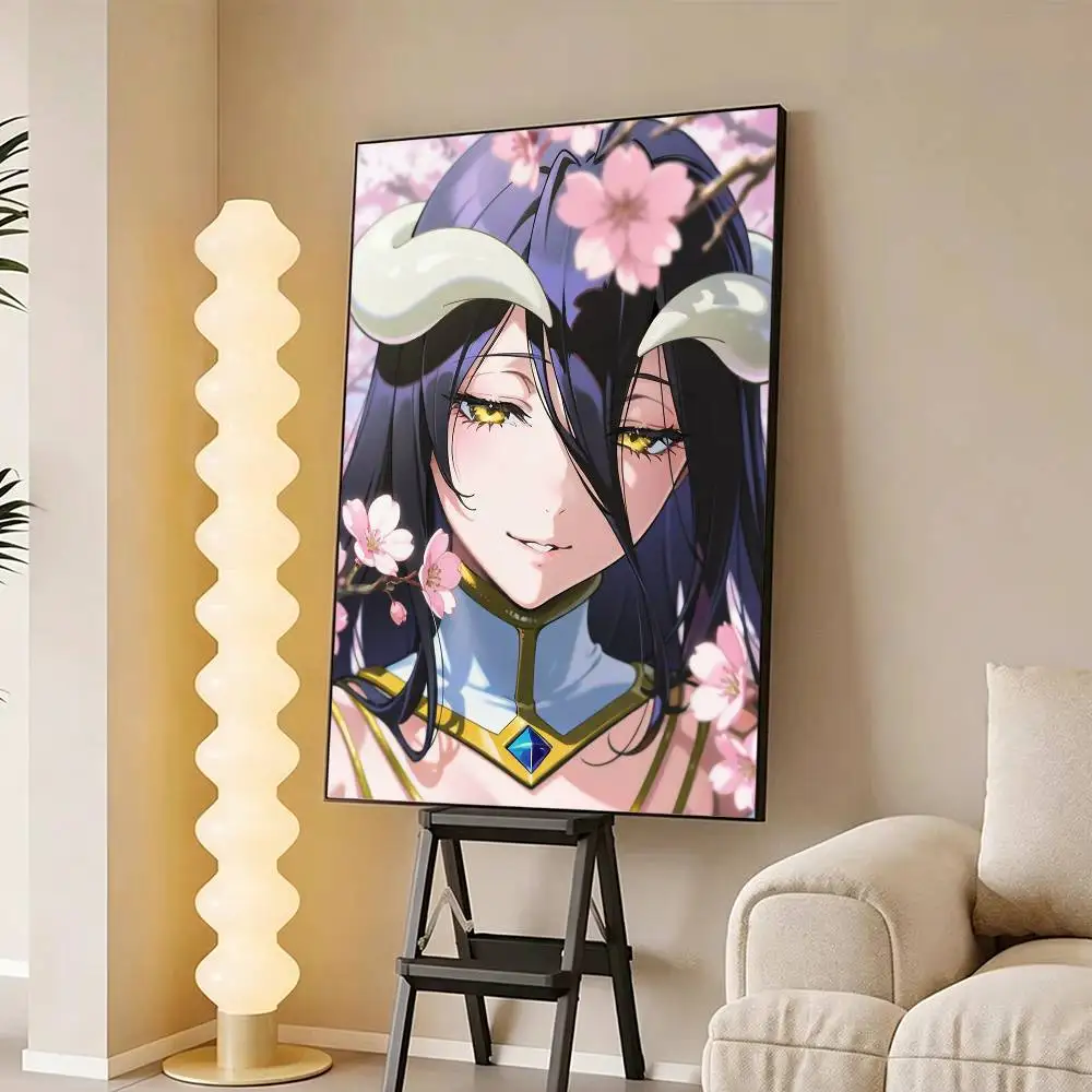 Фото Постер A-Albedo Anime O-Overlord HD, самоклеящийся, водонепроницаемый, для декора стен, идеально подходит для дома, офиса, общежития, подарок, с возможностью индивидуального оформления №4