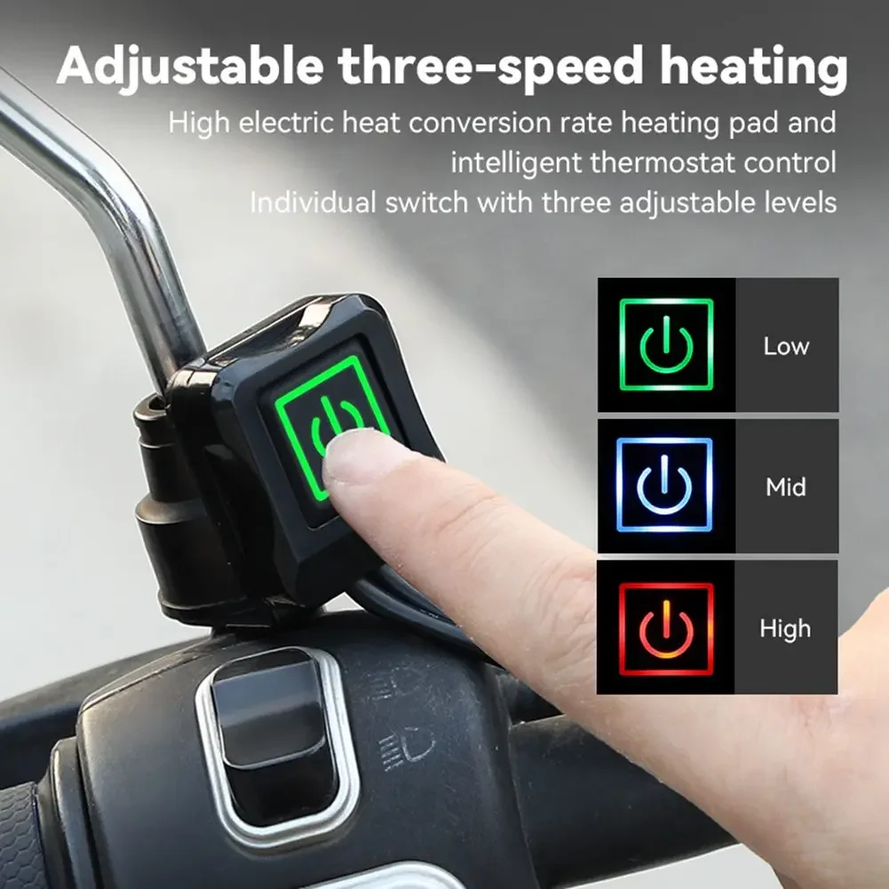 Ручки руля премиум-класса с электрическим подогревом для мотоцикла быстрая