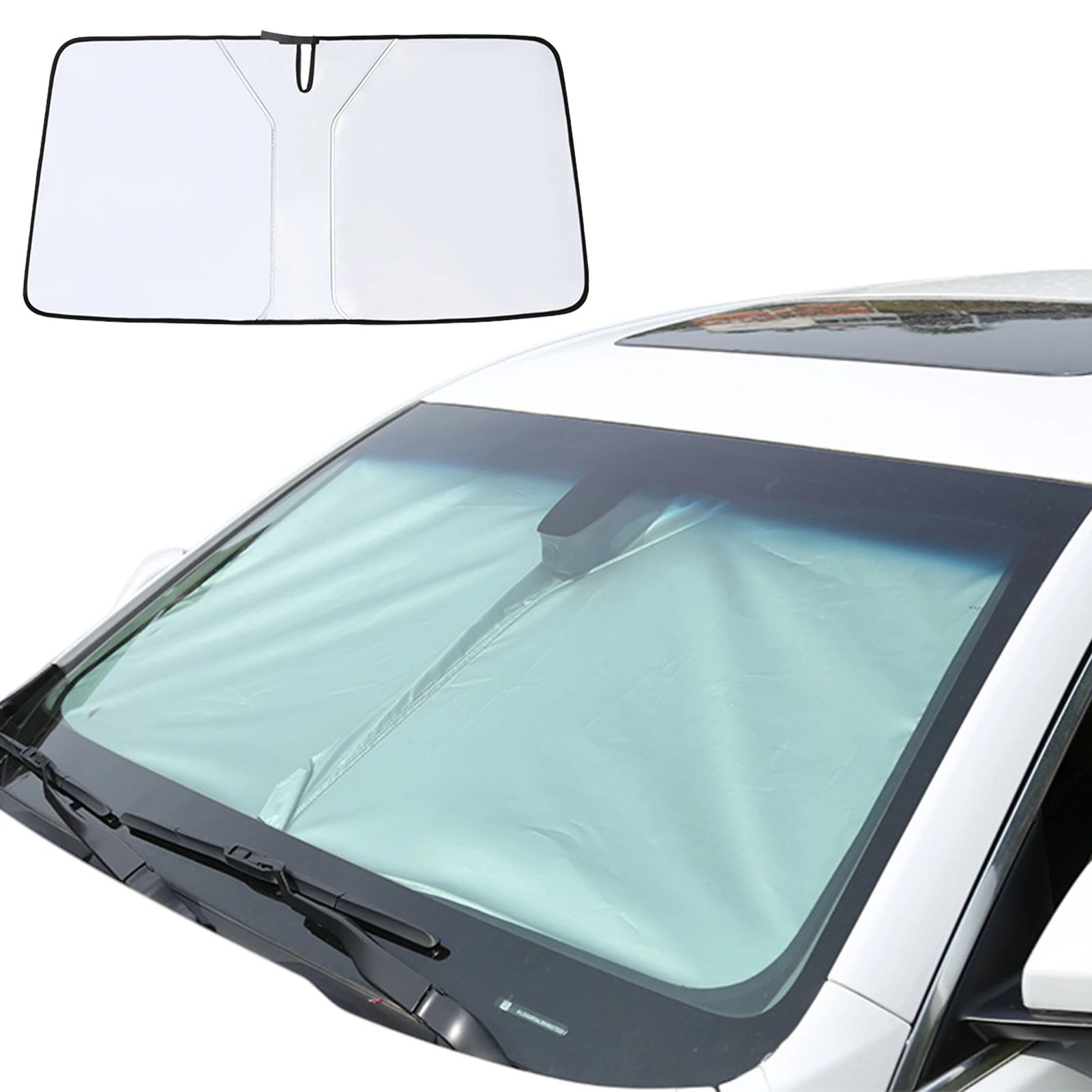 

Car Sun Shade Cover Front Window Sunshade Visors Blocks Parasol Coche UV Protection Sun Visors Sunscreen Window Sun Shade