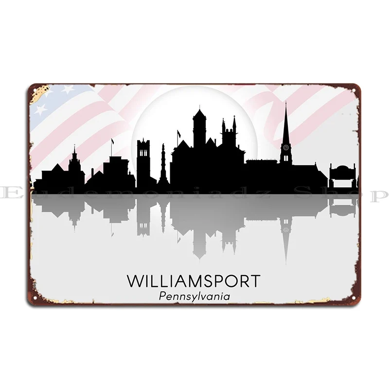 

Williamsport USA Metal Signs Retro Club Cinema Custom Club Tin Sign Poster